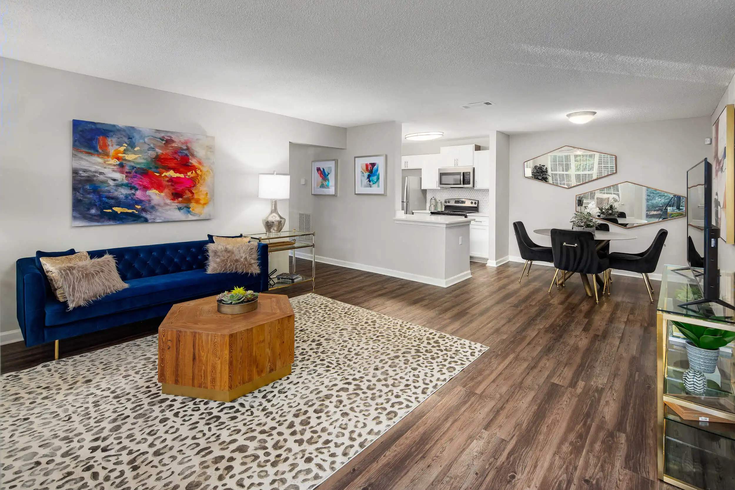 living room at the mark 7120 apartments marrow ga interior